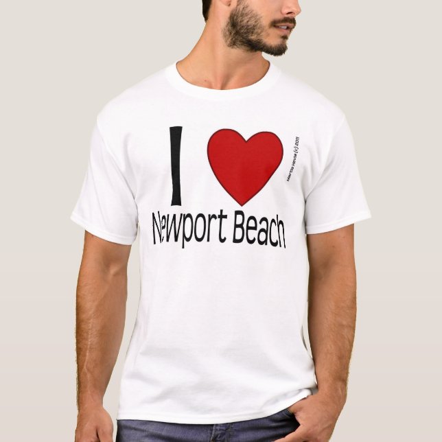 I Heart Newport Beach Shirt (Front)