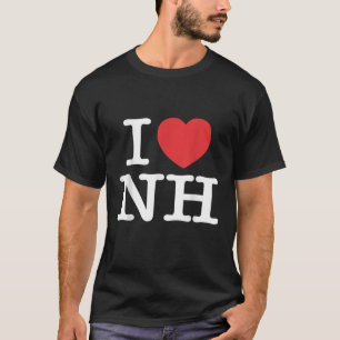 I Heart NH Love New Hampshire T-Shirt