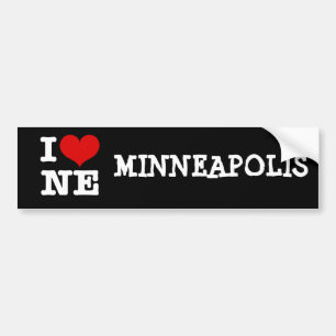 I Heart Northeast Minneapolis! Bumper Sticker
