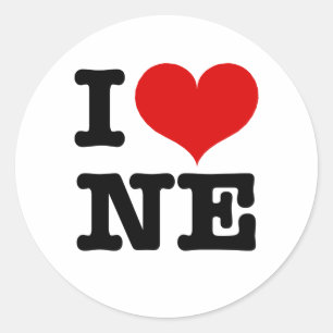 I Heart Northeast Minneapolis! Classic Round Sticker