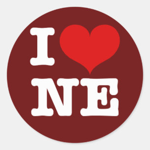 I Heart Northeast Minneapolis! Classic Round Sticker