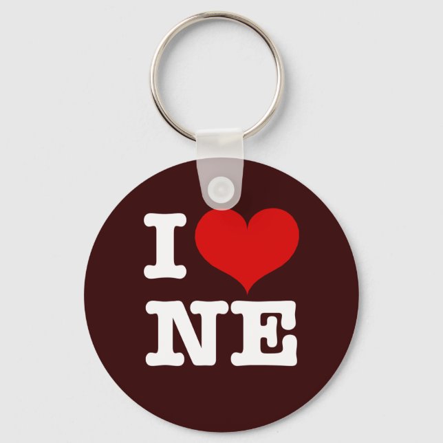 I Heart Northeast Minneapolis! Key Ring (Front)
