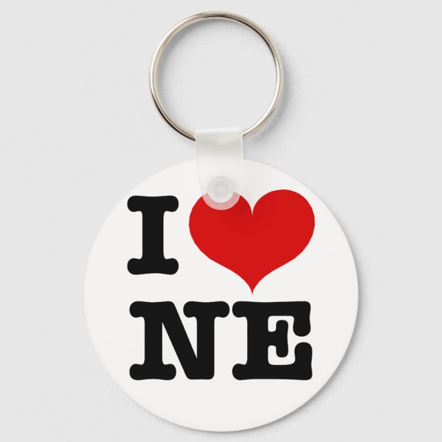 I Heart Northeast Minneapolis! Key Ring (Front)