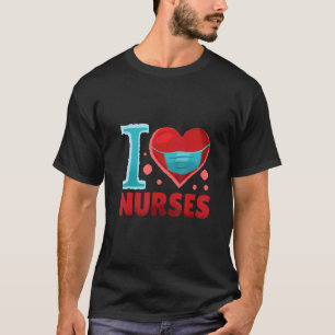 I Heart Nurses For Women Rn Lpn T-Shirt
