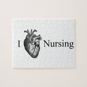 I Heart Nursing Jigsaw Puzzle