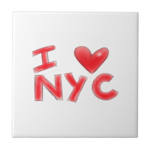 I Heart NYC Classic Ceramic Tile