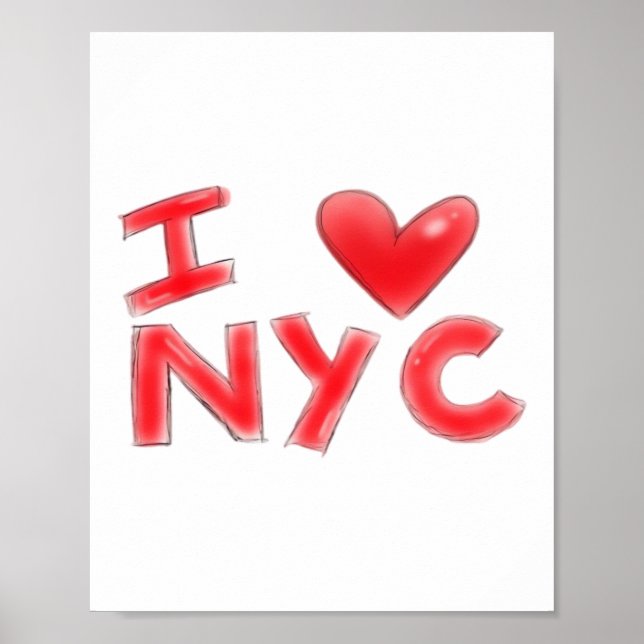I Heart NYC Classic Poster (Front)