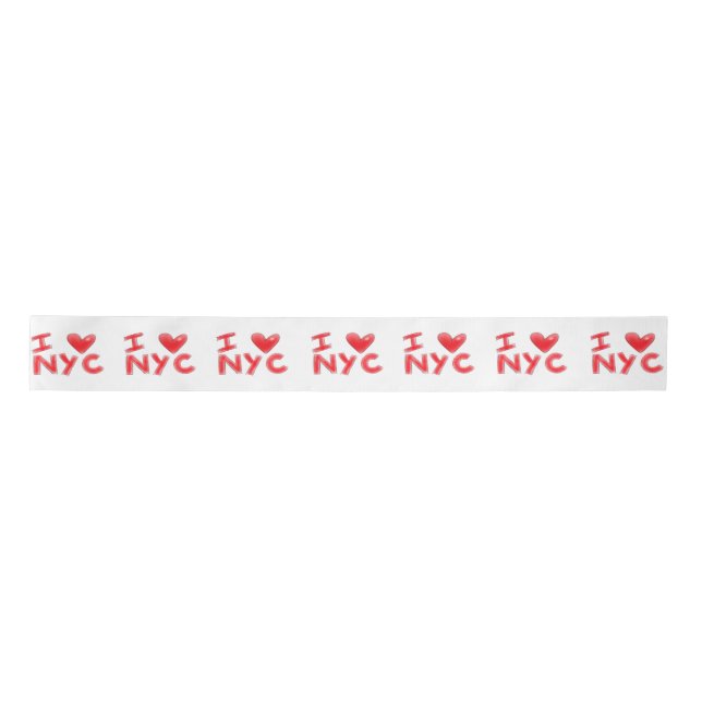 I Heart NYC Classic Satin Ribbon (Front)
