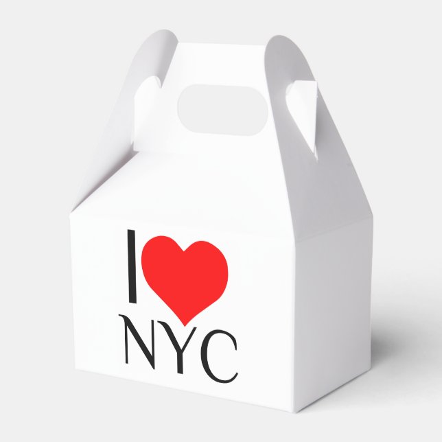 I HEART NYC FAVOUR BOX (Front Side)