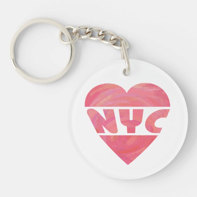 I Heart NYC Key Ring (Front)