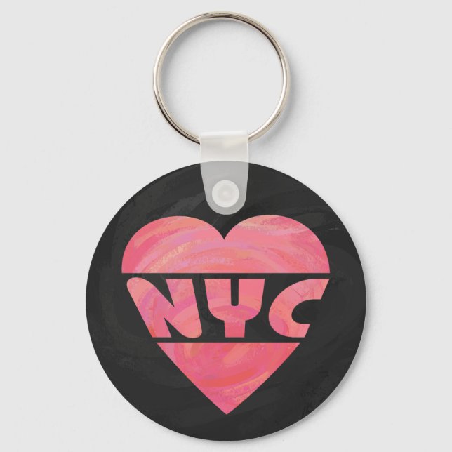 I Heart NYC Key Ring (Front)
