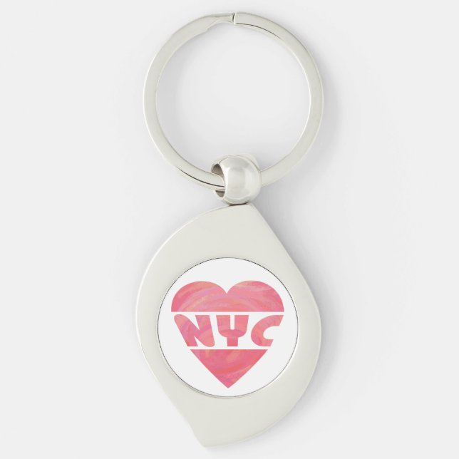 I Heart NYC Key Ring (Front)