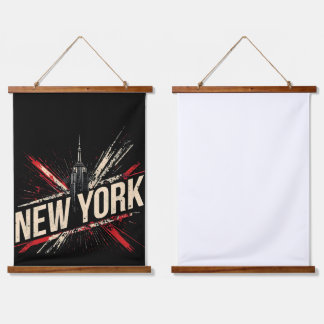 I Heart NYC" T-shirt - Casual New York City Urban Hanging Tapestry