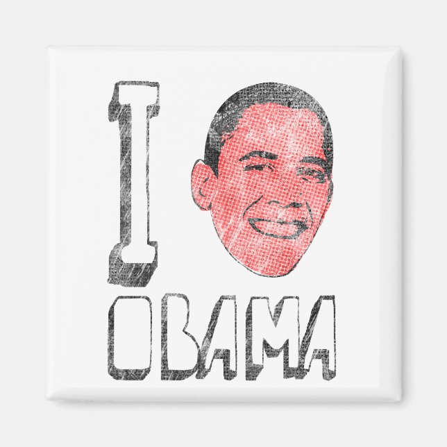 I Heart Obama Magnet (Front)