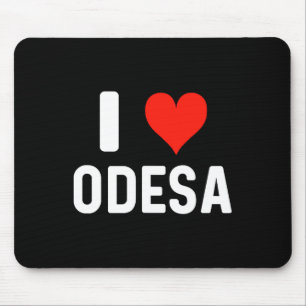 I Heart Odesa Ukraine - Love - Travel Vacation Mouse Pad