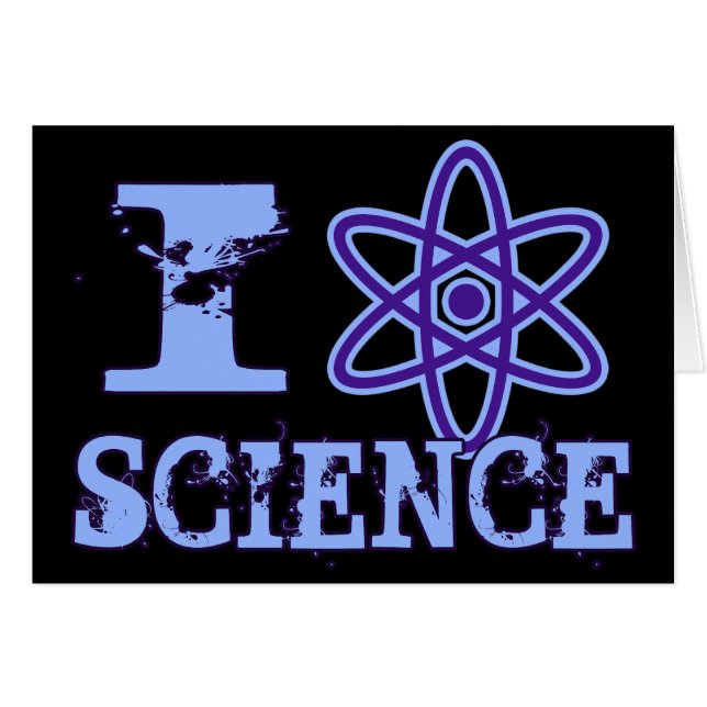 I Heart (or Atomic Symbol) Science (Front Horizontal)