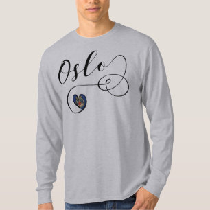 I Heart Oslo, Norway T-Shirt