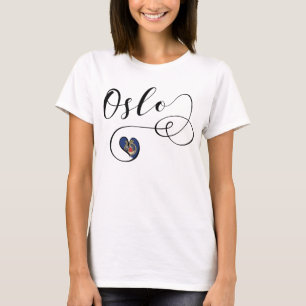 I Heart Oslo, Norway T-Shirt