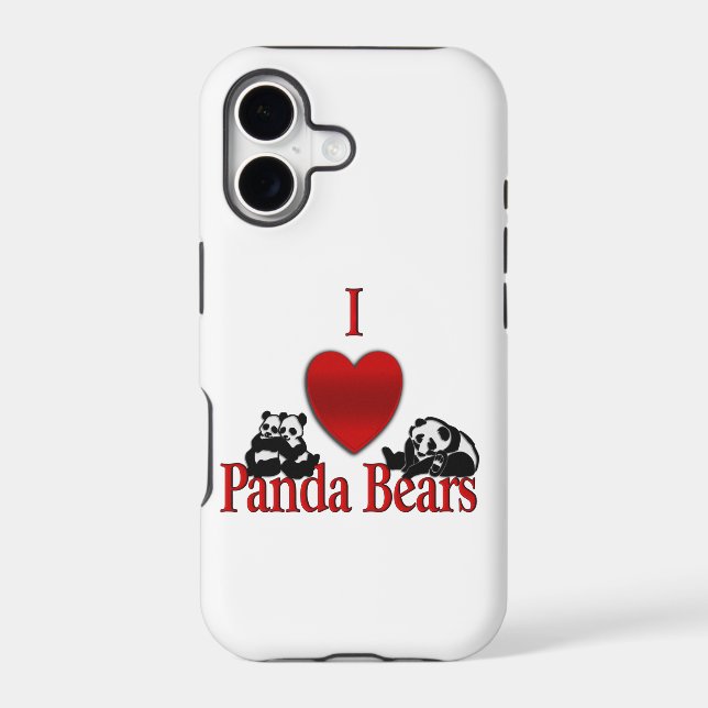 I Heart Panda Bears Fun (Back)