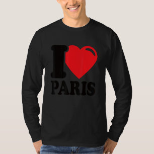 I Heart Paris Beautiful Paris City I Love Paris T-Shirt