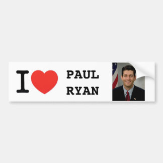 I <Heart> PAUL RYAN Bumper Sticker