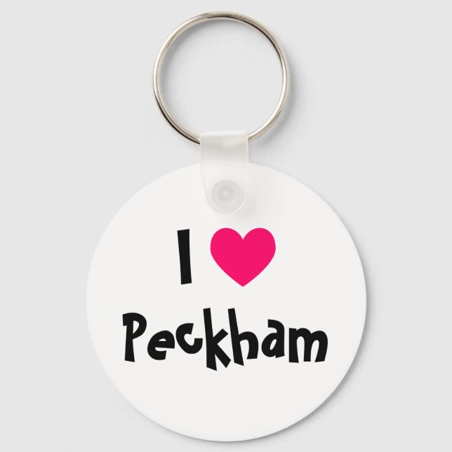 I Heart Peckham Key Ring (Front)
