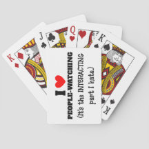 I (heart) People watching, interacting part I hate