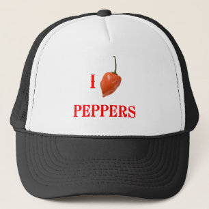 I (Heart) Peppers Trucker Hat