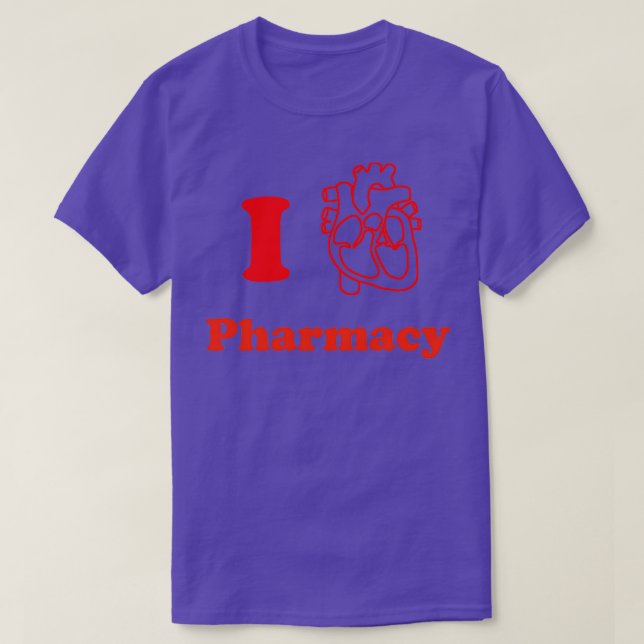 I Heart Pharmacy 1 T-Shirt (Design Front)