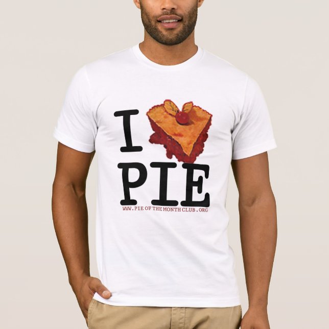 I (HEART) PIE T-Shirt (Front)