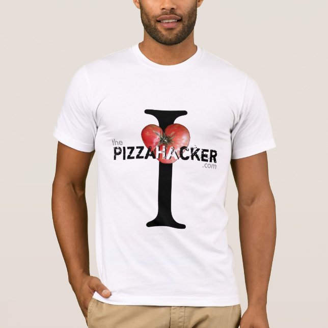 I heart PizzaHacker / Cheeses? T-Shirt (Front)