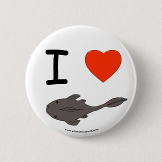 I Heart Plecostomuses Button