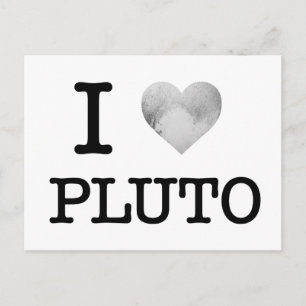 I Heart Pluto Postcard