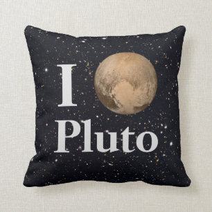 I Heart Pluto Starry Sky Cushion