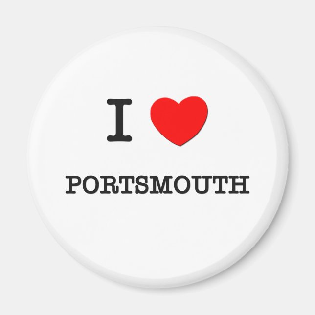I Heart PORTSMOUTH Magnet (Front)