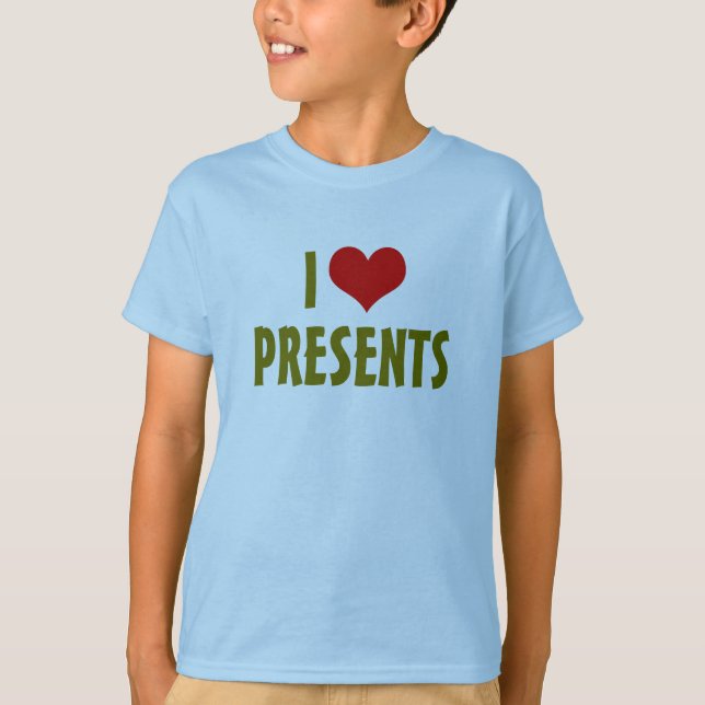 I [heart] Presents T-Shirt (Front)