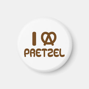 I Heart Pretzel Magnet