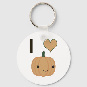I heart Pumpkin Key Ring