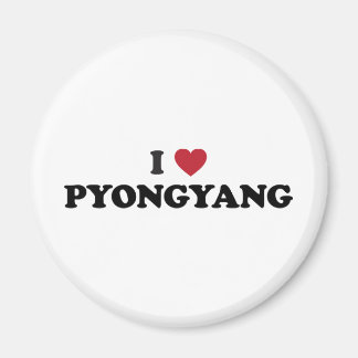 I Heart Pyongyang North Korea Magnet