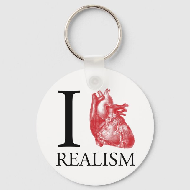 I Heart Realism Key Ring (Front)