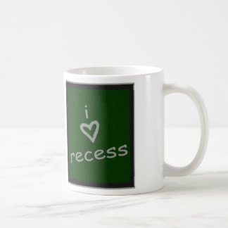 i heart recess chalkboard coffee mug