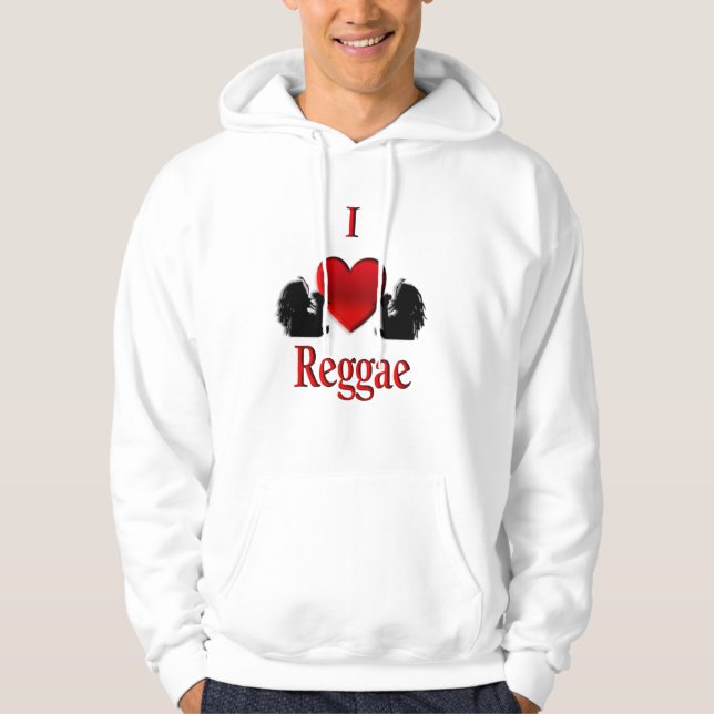 I Heart Reggae Hoodie (Front)