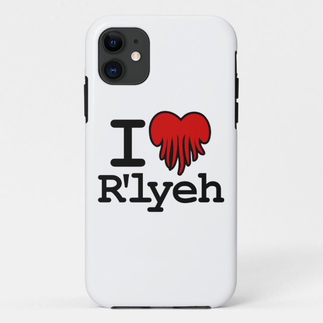 I Heart R'lyeh Case-Mate iPhone Case (Back)