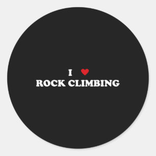 I Heart Rock Climber - I Love Rock Climbing Classic Round Sticker