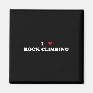 I Heart Rock Climber - I Love Rock Climbing Magnet