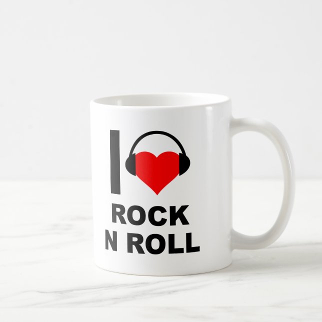 I Heart Rock Funny Mug (Right)