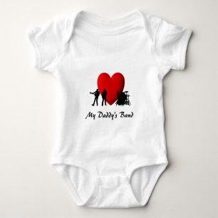 I Heart Rock & Roll Baby Bodysuit