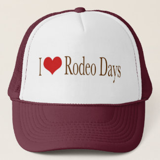 I Heart Rodeo Days Trucker Hat