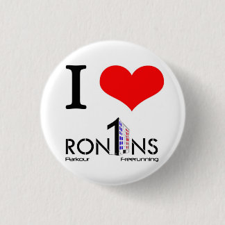 I heart ron1ns 3 cm round badge