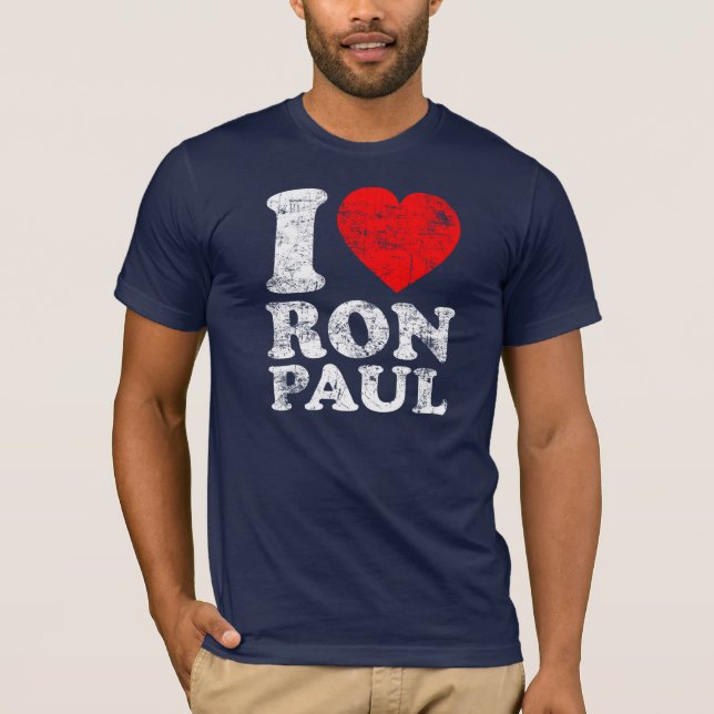 I Heart Ron Paul T-Shirt (Front)